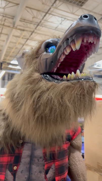 Giant 7 Feet Animated Werewolf at Costco