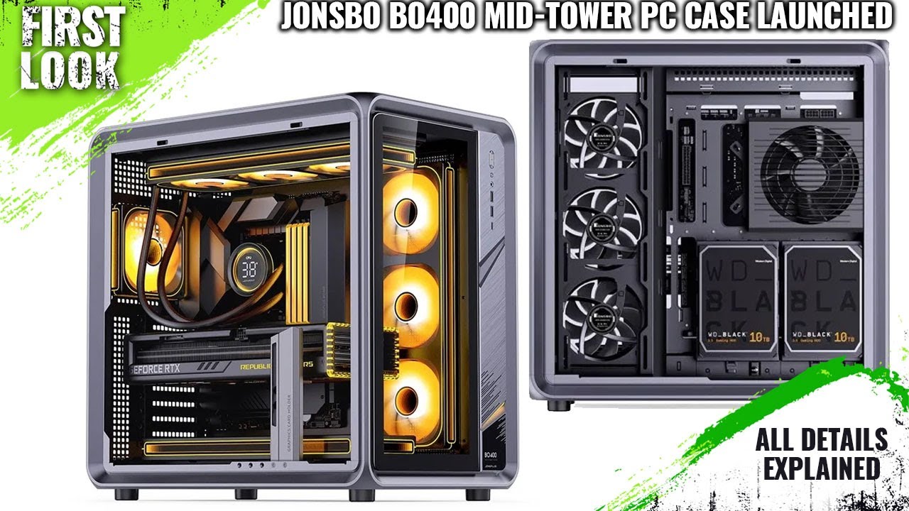 JONSBO BO400 Mid-Tower PC Case Launched - Explained All Spec