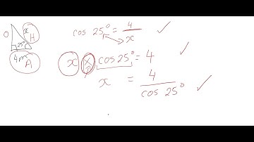 Trig Ratios-Solving for the denominator