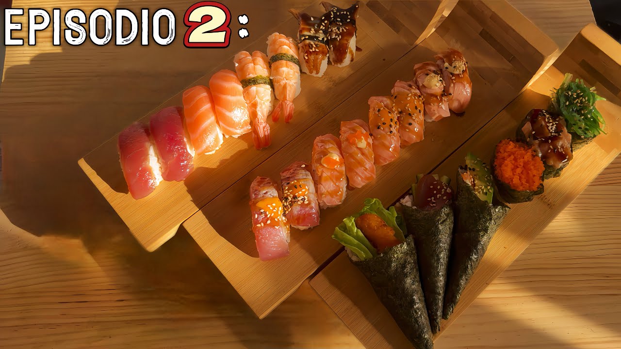 HAZ SUSHI DE RESTAURANTE EN CASA! EPISODIO 2 NIGIRIS🍣🍣😋😋#food #sushi #recipe #cooking #japan #comida