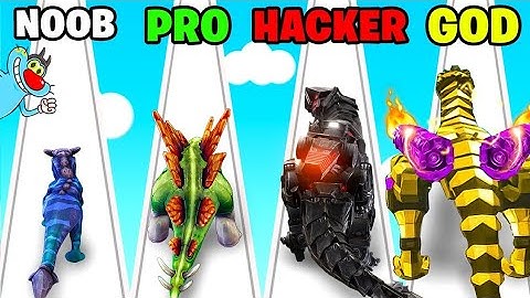 NOOB vs PRO vs HACKER | Monster Catch Run | With Oggy And Jack