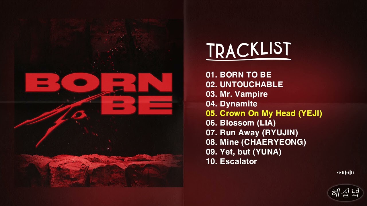 ITZY - BORN TO BE Lyrics and Tracklist
