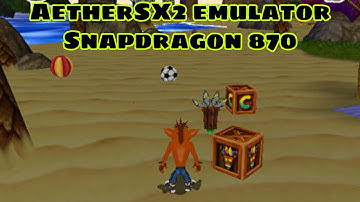 AetherSX2 emulator | Crash Twinsanity  | Poco F3 | Snapdragon 870.
