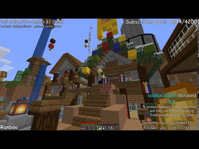 Technoblade TOURS Ranboo's NEW HOUSE on the Dream SMP 