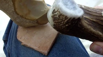 029 - 1/9 Perdiz Arrowhead Flintknapping Curved Flake