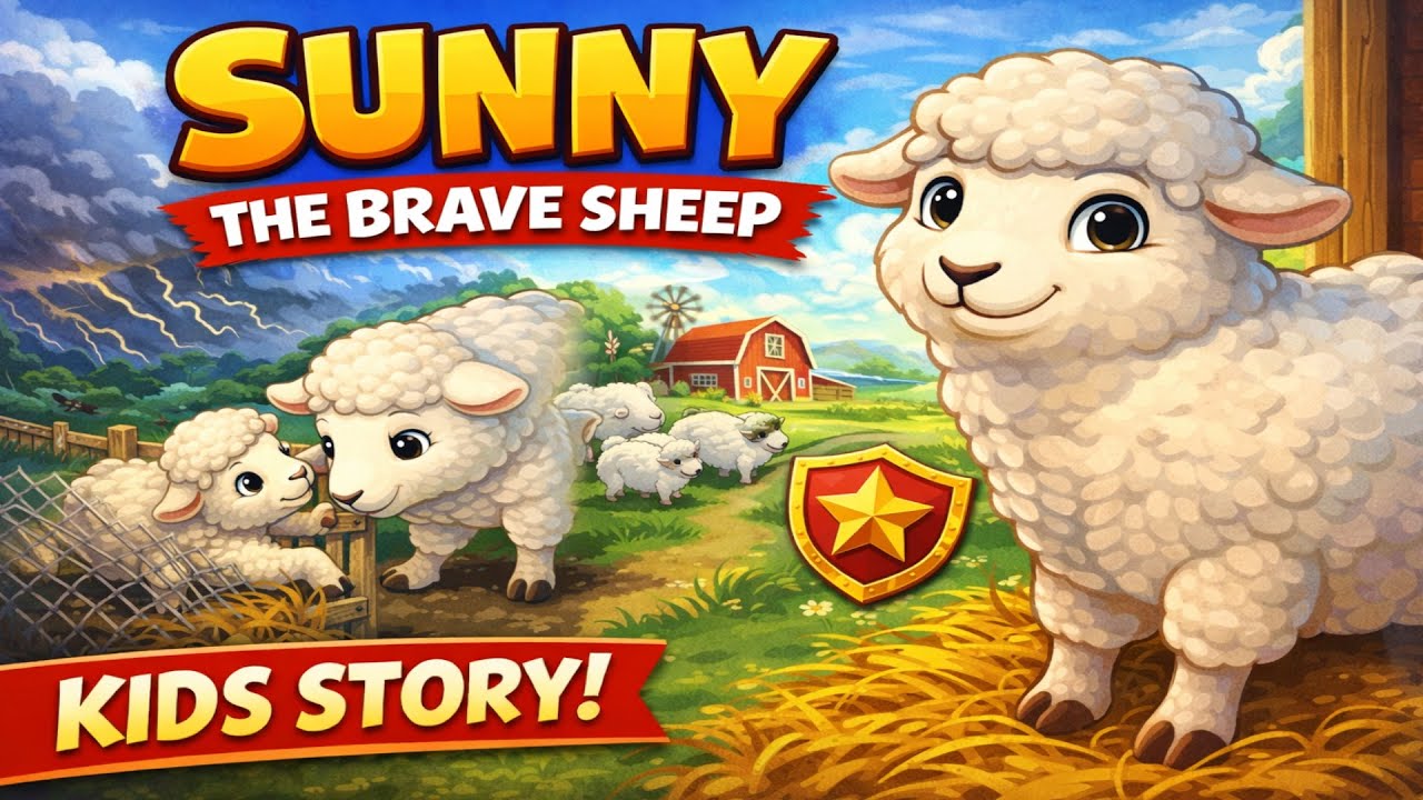 Story Time For Kids - Sunny The Brave Sheep