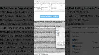How to split CSV data in Excel using Text to columns! #excel #texttocolumn #spreadsheet s heet
