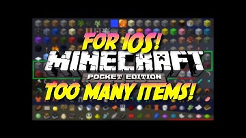 [0.9.5] Too Many Items for iOS! | Minecraft Pocket Edition