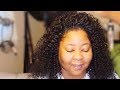 TIRED OF WIGS? DETAILED FLIP OVER SEW-IN METHOD & HOW TO BLEND YOUR LEAVEOUT WITH CURLY HAIR