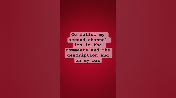 Go follow my second channel #shorts #viral