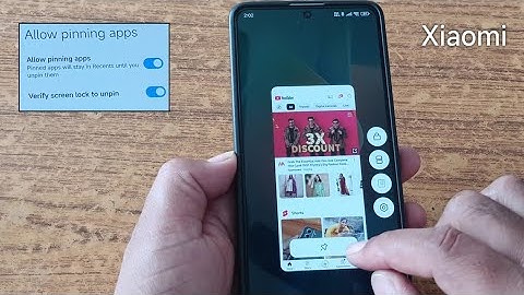 how to enable app pinning in redmi/poco | app pinning not working