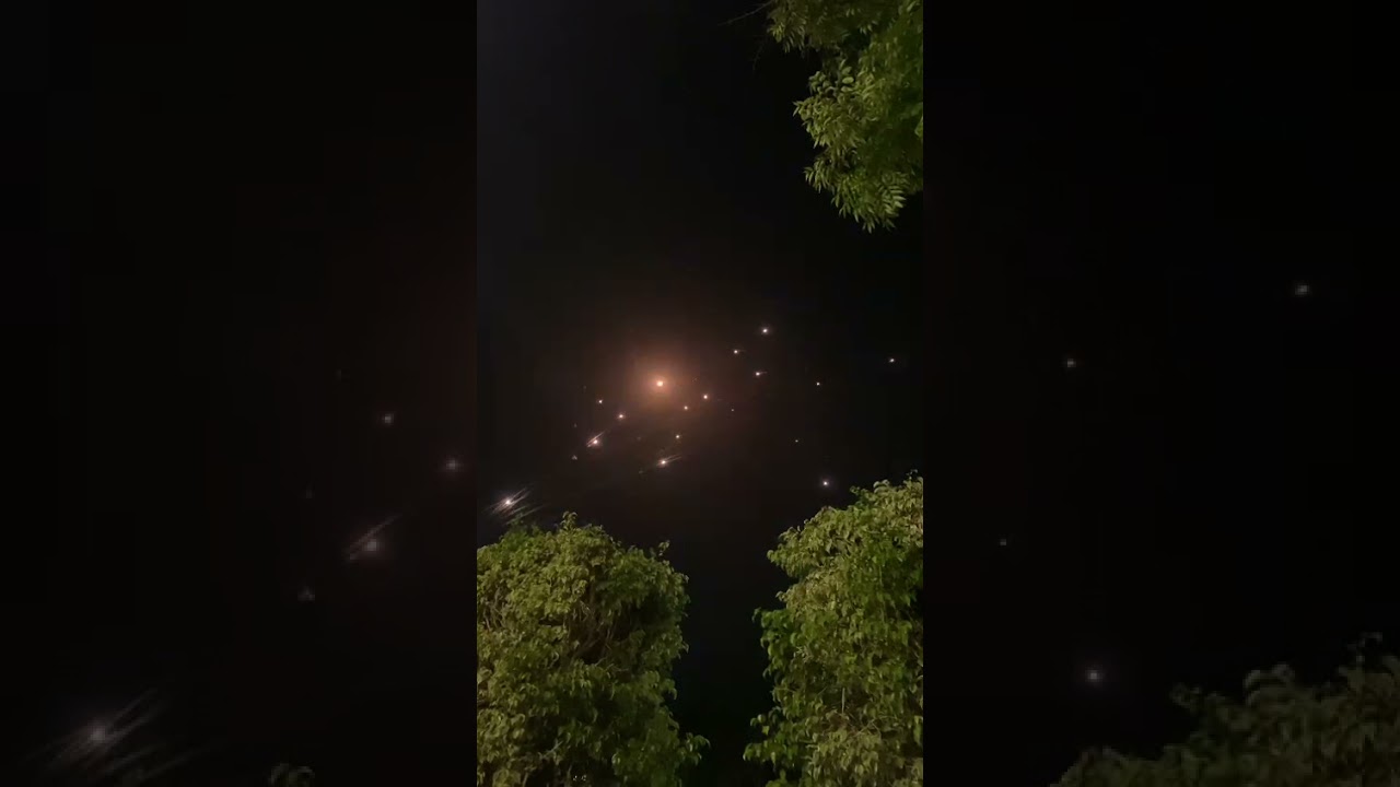 Israel | Iron Dome intercepts Hamas Rockets (11.5.21)