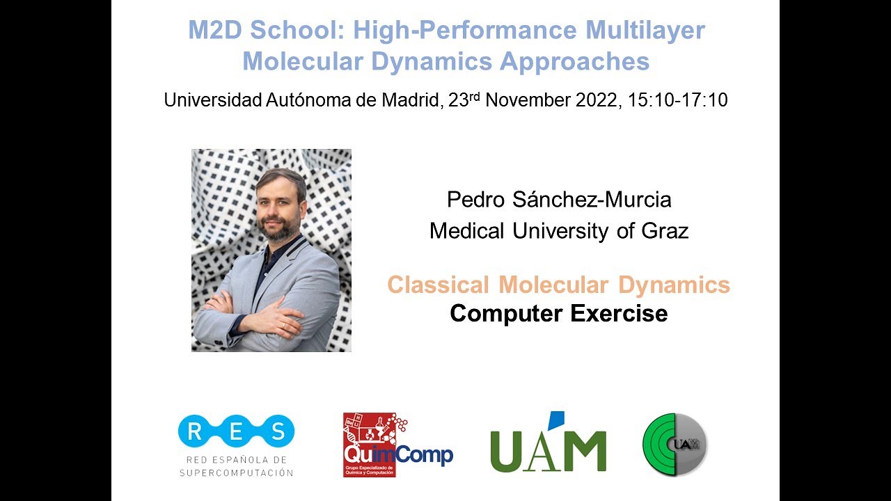 Pedro Sánchez Murcia, Medical University of Graz. Classical Molecular Dynamics. Computer Exercise.