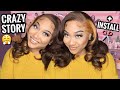 My Own Co-Workers ROBBED My Salon!☠️🔥 | #4 Brown Lace Wig Install ft. MegaLook