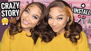 My Own Co-Workers Robbed My Salon! | #4 Brown Lace Wig Install Ft. Megalook