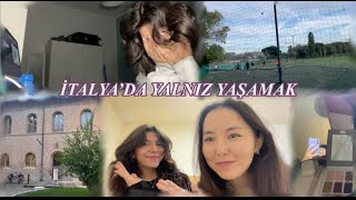 İTALYA DA YALNIZ YAŞAMAK // VLOG üniversite, mental sağlık, arkadaşlar