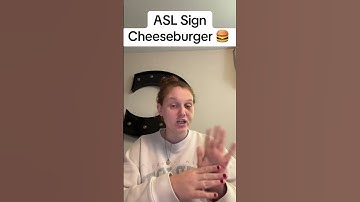 Learn How To Sign "Cheeseburger" in ASL for Beginners | American Sign Language #shorts