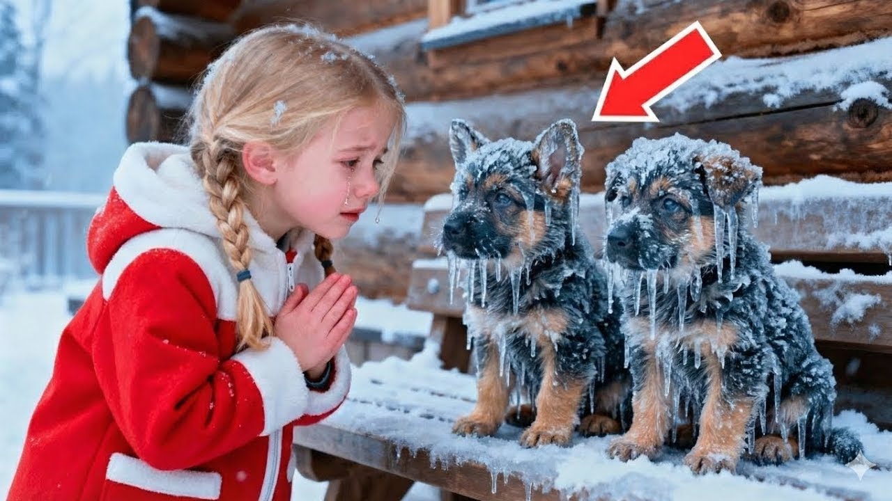 Девочка пустила в дом двух замерзающих собак — утром полиция окружила весь её двор!..