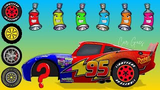 Guess the Wheel & Head of the Car LIGHTNING MCQUEEN! ✨🧩Tebak gambar kepala petir McQueen💥🛞 screenshot 3