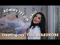 CREATING MY DREAM FALL WARDROBE- romwe try on haul