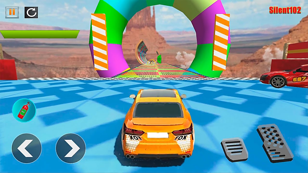 Mega Ramp - Stunt Car Racing - Android Gameplay