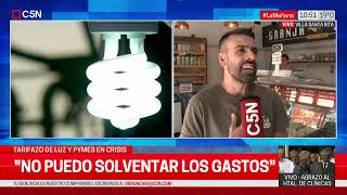 TARIFAZO: a una CARNICERÍA le LLEGARON $230 MIL de LUZ