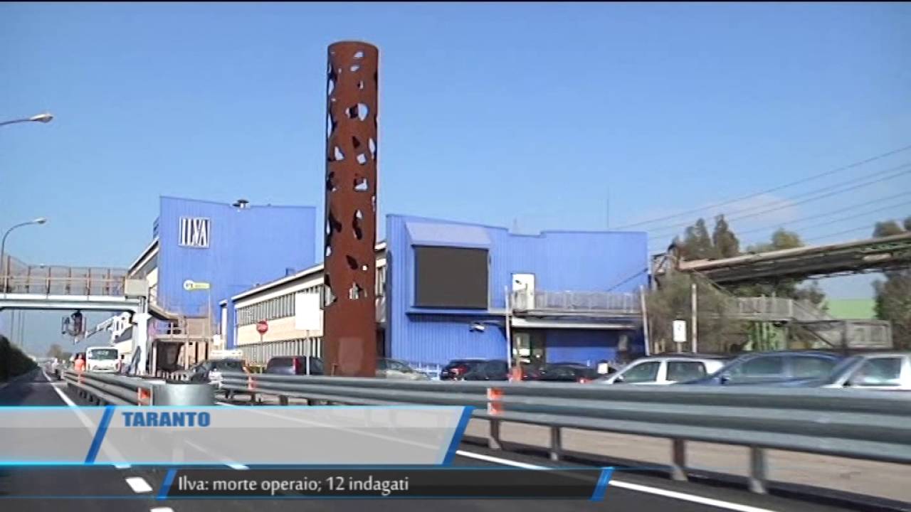 TARANTO ILVA MORTE OPERAIO 12 INDAGATI    TELEREGIONE 19 09 2016