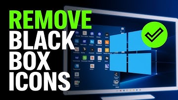 How To Remove Black Boxes On Desktop Icons In Windows 11/10 [Solved]