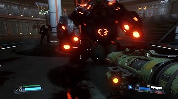 Doom (2016): Helix Stone Room Battle Gameplay