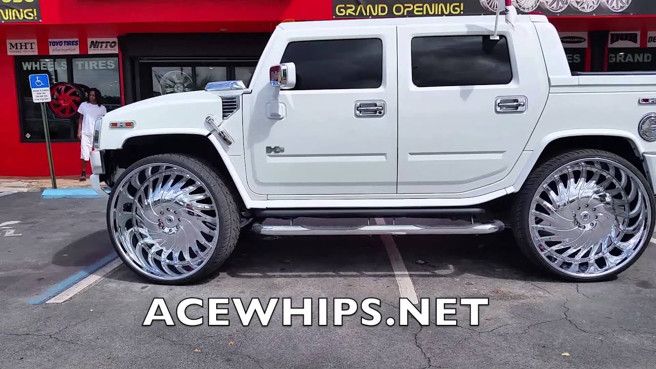 でけー これが34インチの特大ホイールだ わちょほほほ 車動画情報とかなんかそんなの