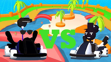 Amazing match against DN - 1v1 with commentary - SmashKarts.io #smashkarts