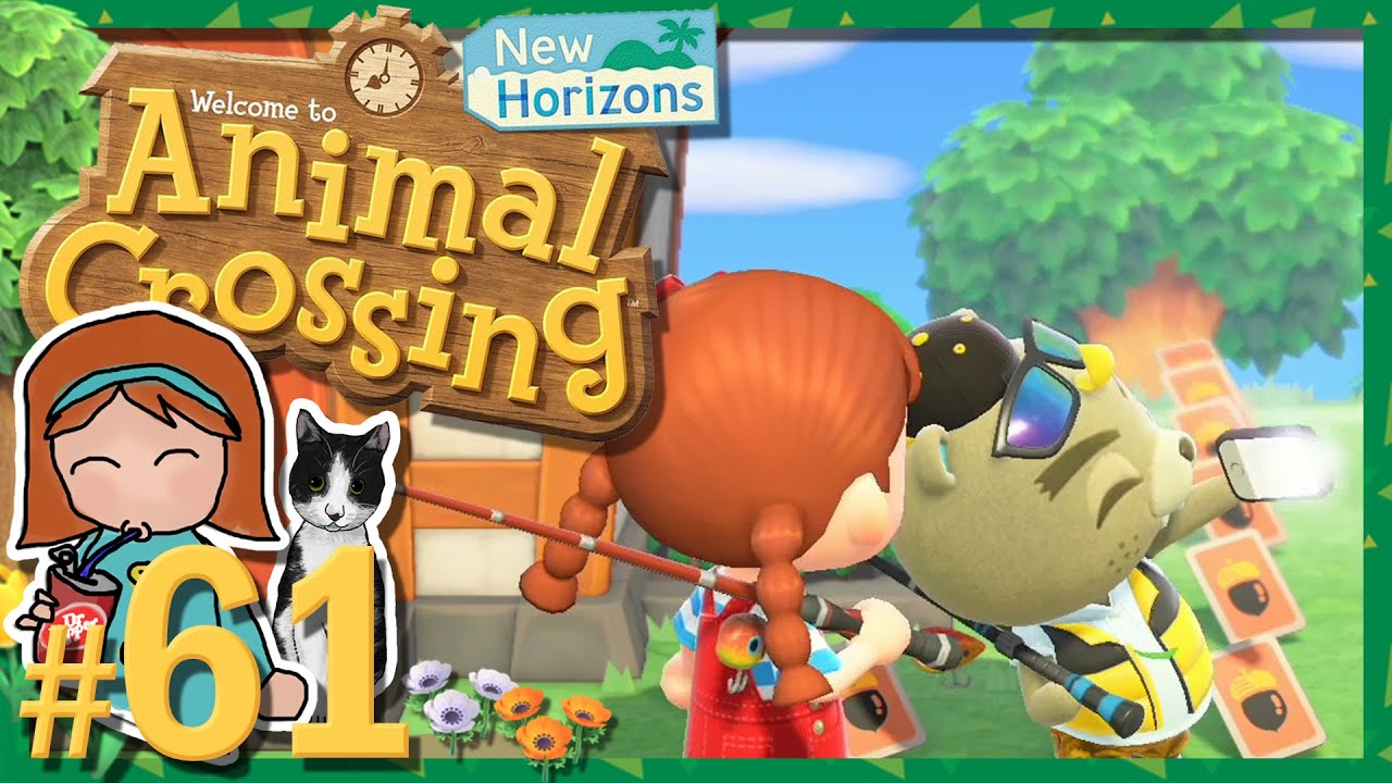 ⛺ Animal Crossing: New Horizons #61 - C.J Visit (Y1 20th May)