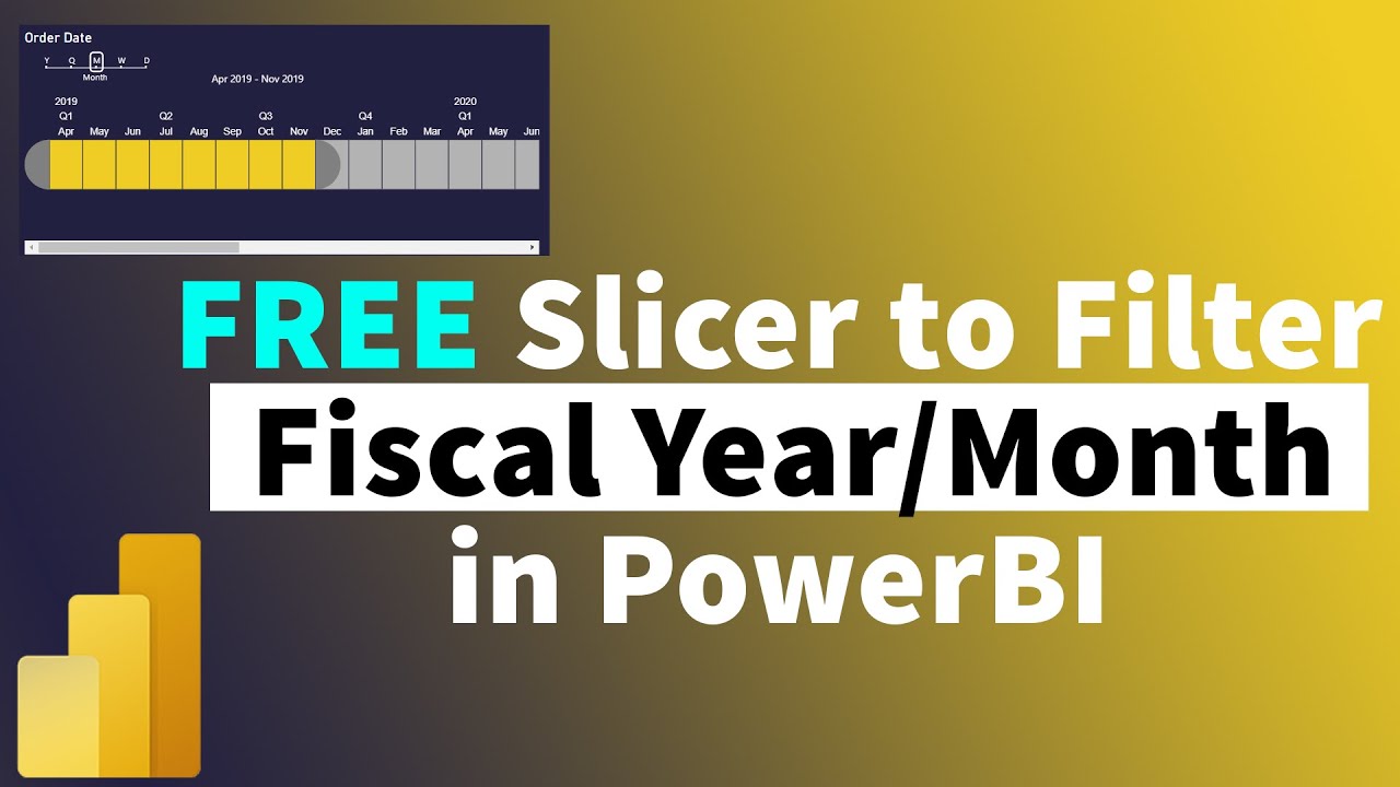 FREE Visual Must Use Timeline Slicer To Filter Years Quarter Month In