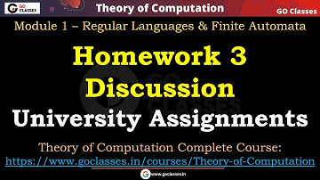 Theory of Computation: Homework 3 Solutions Part 1 - Top Universities Questions | Deepak Poonia