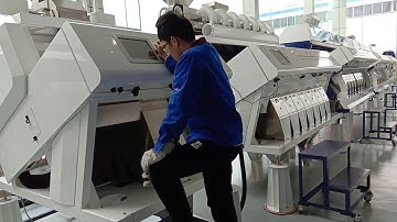 Jiexun ANYSORT infrared multifunction color sorter ----- peanut mix white corn