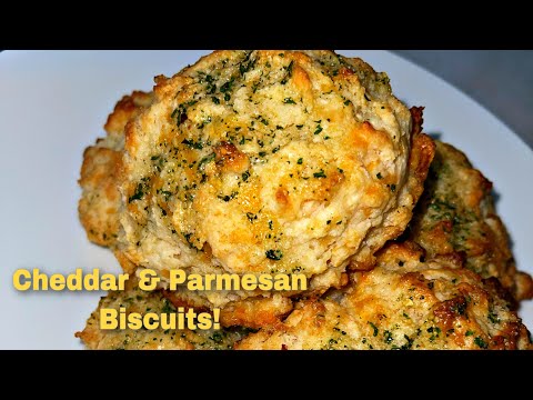 Cheddar and Parmesan biscuits. BETTER THAN THAT LOBSTER PLACE! Short