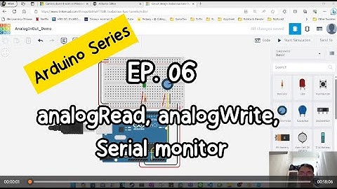 Arduino Series EP.06 analogRead, analogWrite, Serial monitor #coding #อาจารย์หยก #arduino