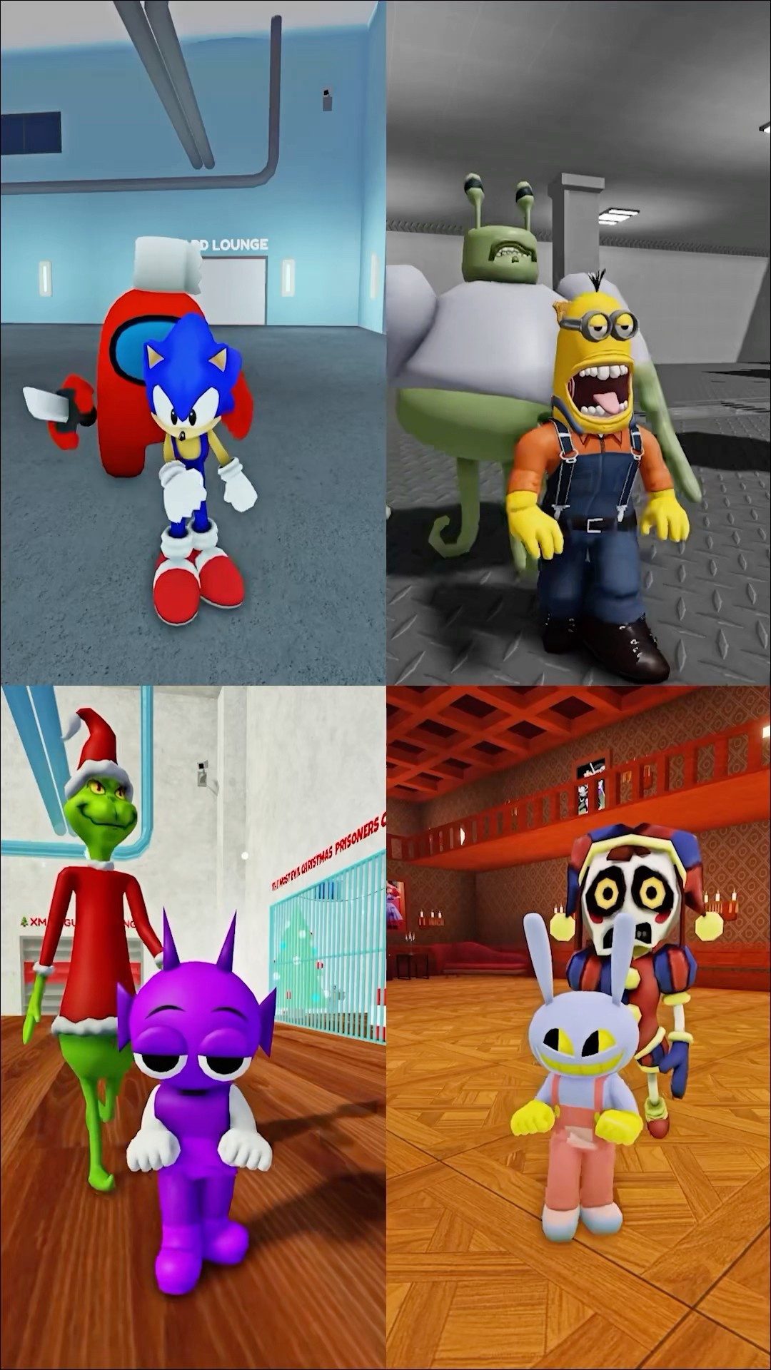 Roblox Funny Jumpscare's 2 Incredibox Sprunki #digitalcircus #insideout2 #sonic #mario #pomni #joy