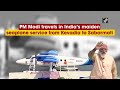 PM Modi travels in India’s maiden seaplane service from Kevadia to Sabarmati