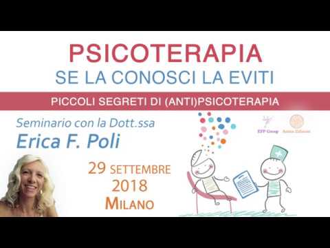 Evento: Erica F. Poli ti aspetta al seminario "Psicoterapia – Se la conosci la eviti"