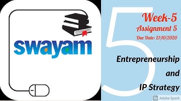 SWAYAM Entrepreneurship and IP Strategy Week-5 Assignment-5