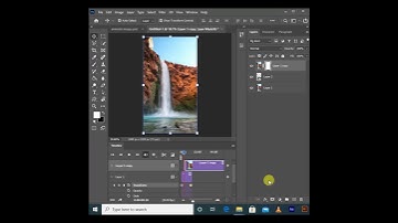 How to Animate a Still Photo in just 1 minute - Adobe Photoshop Tutorial #shorts