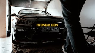 IN 10 SCHRITTEN ZUR SCHWARZEN OPTIK! Hyundai I30N Stoßstange demontieren Logo tauschen Tutorial | 4K