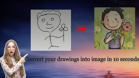 how to convert a drawing into digital image.