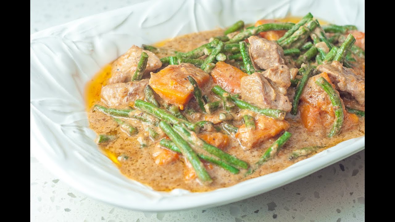 Pork Ginataan with Squash and String Beans | Panlasang Pinoy