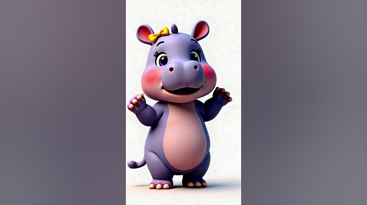 #หมูเด้ง #ai #cute #dance #funny #hippo #moodeng #การ์ตูน #cartoon #เต้น #fyp