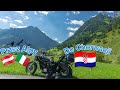 Motocyklem przez Alpy do Chorwacji relacja dzień po dniu