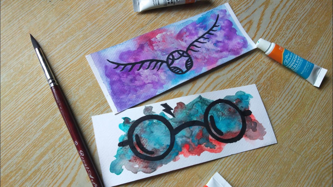 Make an easy DIY Harry Potter bookmark – Viviva Colors