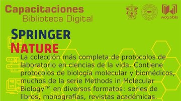 Curso capacitación de la herramienta Springer Nature