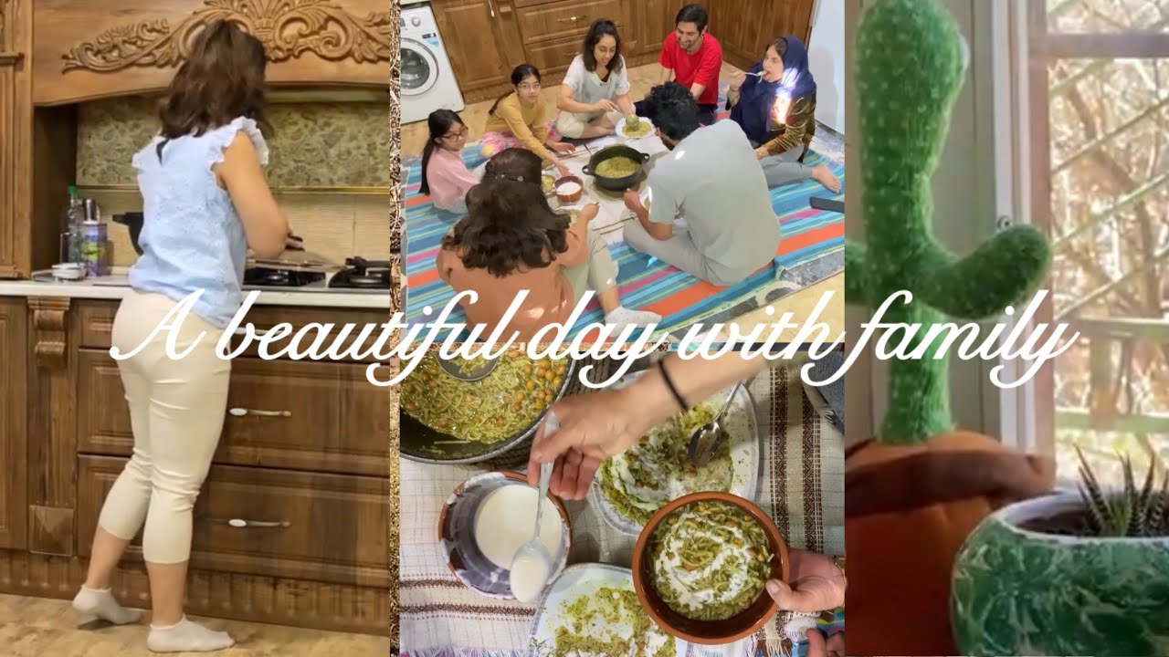 Today we made noodle soup for the guests | in our cozy home .